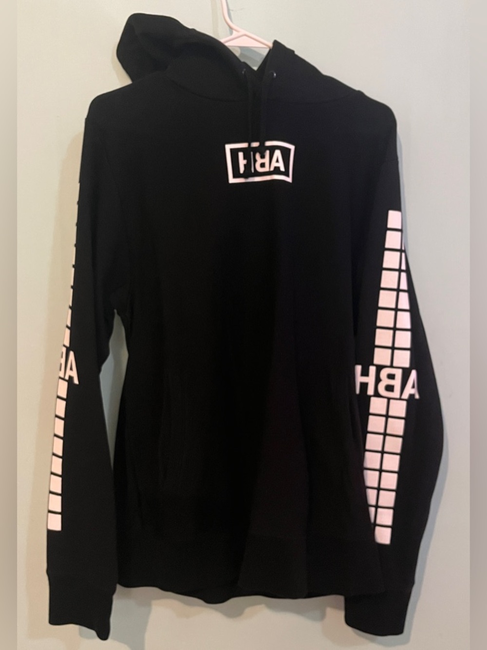 Hood By Air HBA NY Streetwear Hoodie Sweatshirt - Black - Men’s Medium